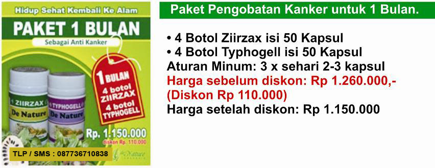 paket kanker 1 bulan